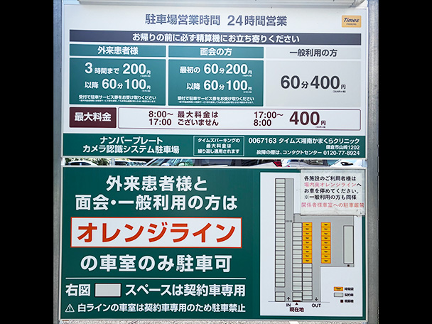駐車場看板